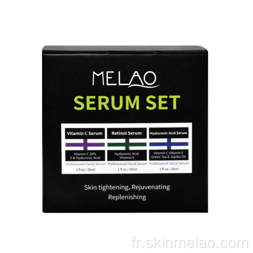 3 pièces Anti-Aging Retinol Serum Set